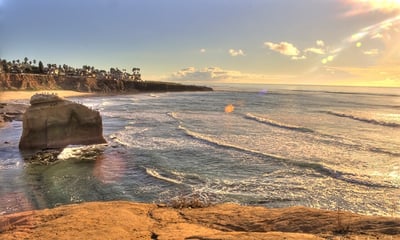 Sunset Cliffs i San Diego