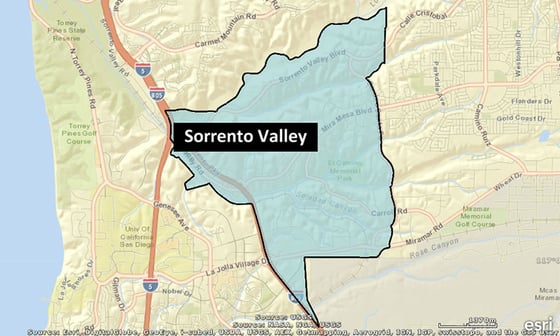 Sorrento_Valley_Neighborhood_Map