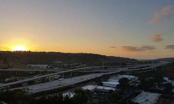 Sorrento_Valley_at_Sunset